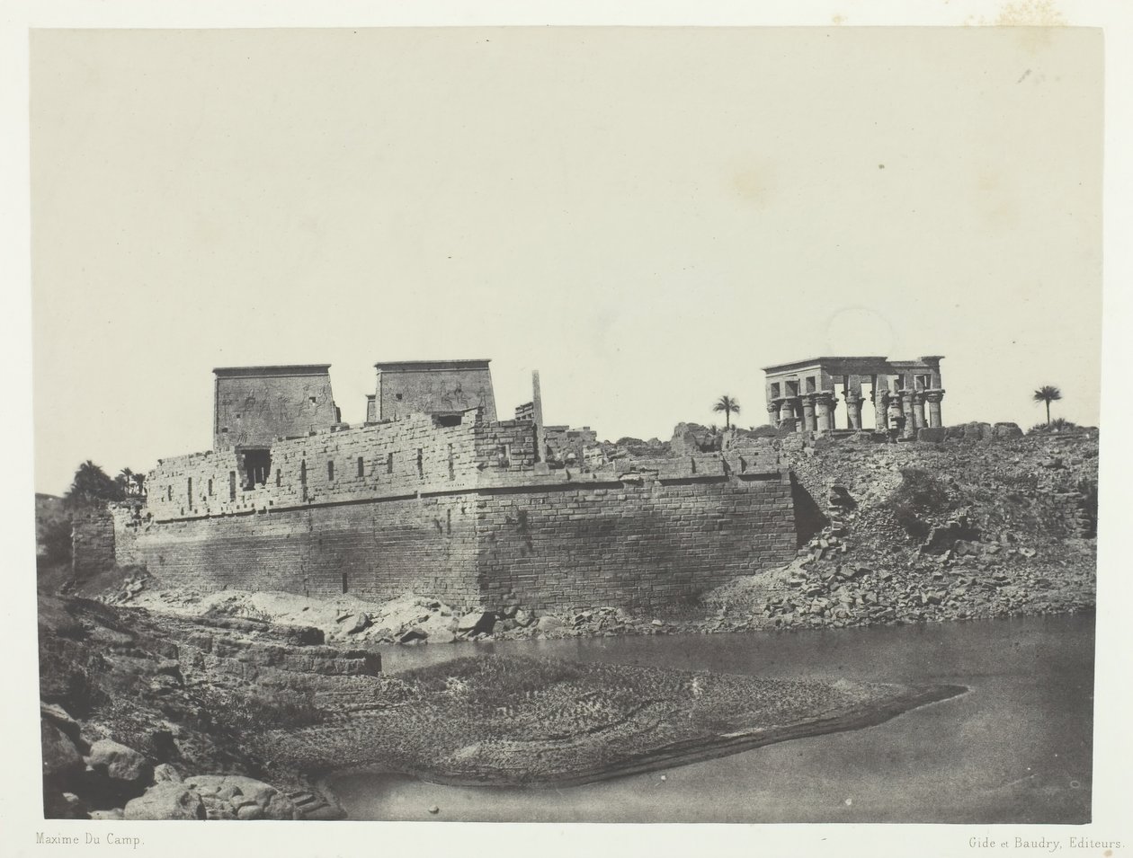 Güney-Batı Açısından Görünüm, Philoe, Nubia, 184951, 1852