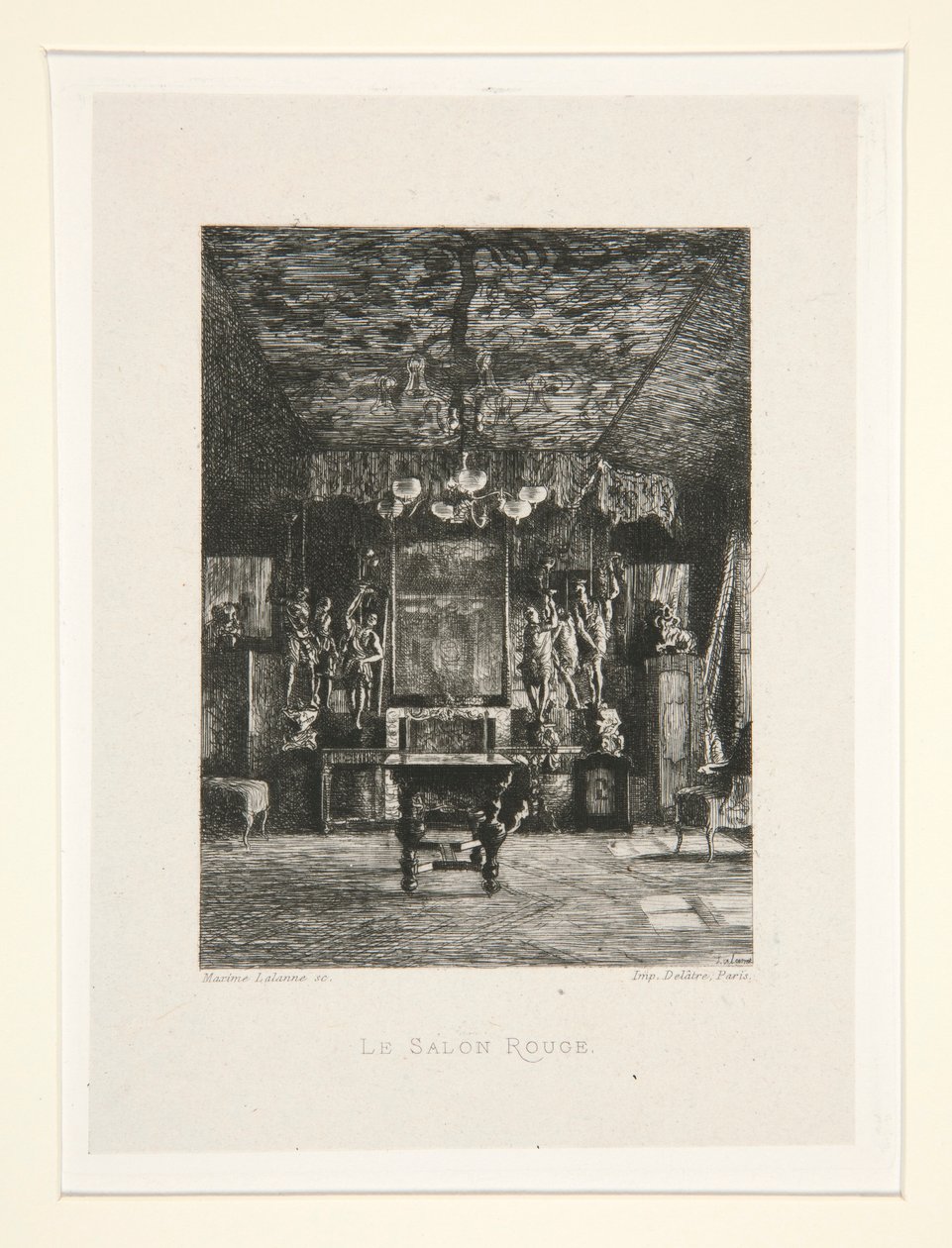 Le salon rouge (Kırmızı Oda), pl. 5 süitten Chez Victor Hugo (Victor Hugo by Maxime Lalanne