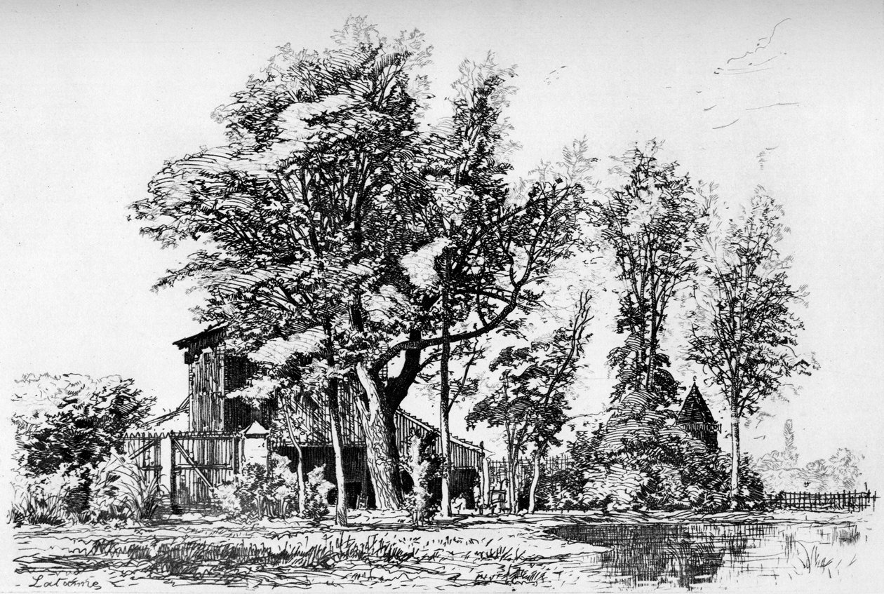 Akasyalar, c1850-1895 1924 by Maxime Lalanne