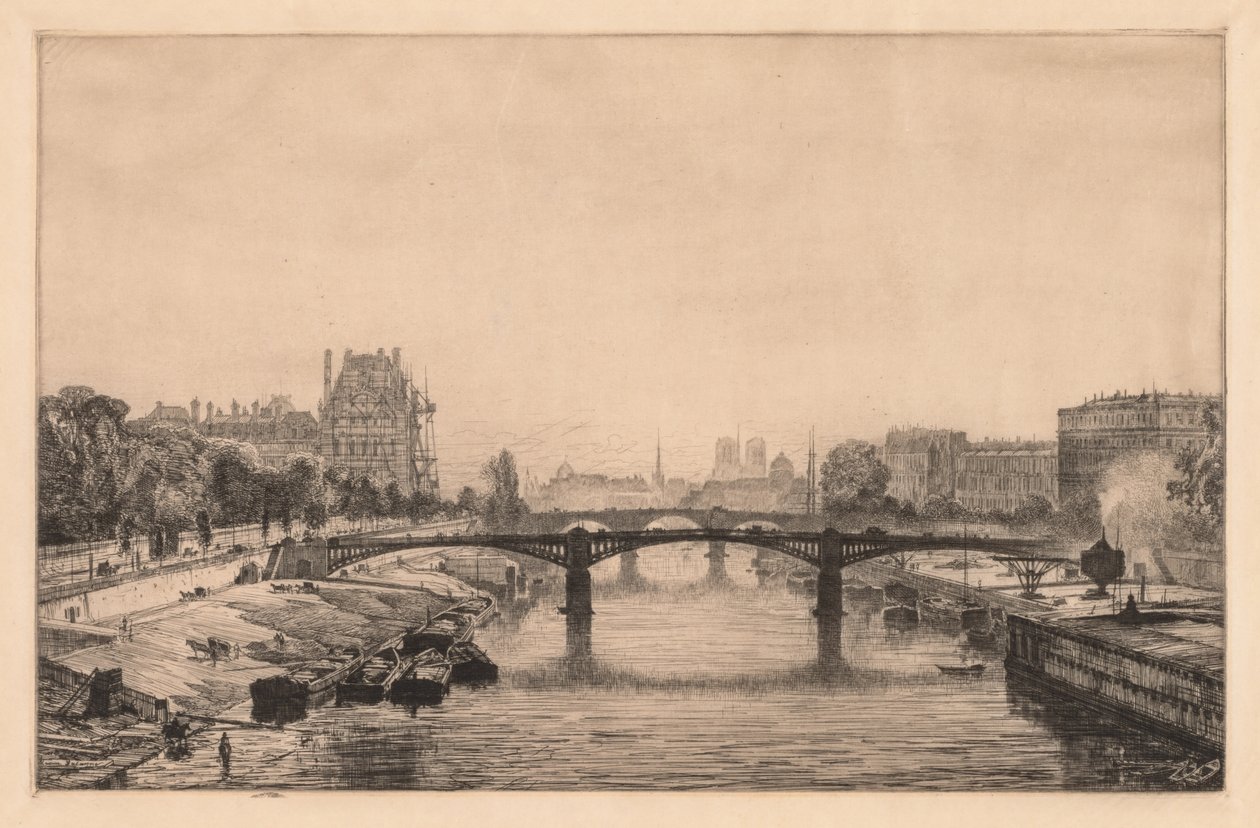 Paris, Concorde Köprüsü'nden Görünüm by Maxime Lalanne
