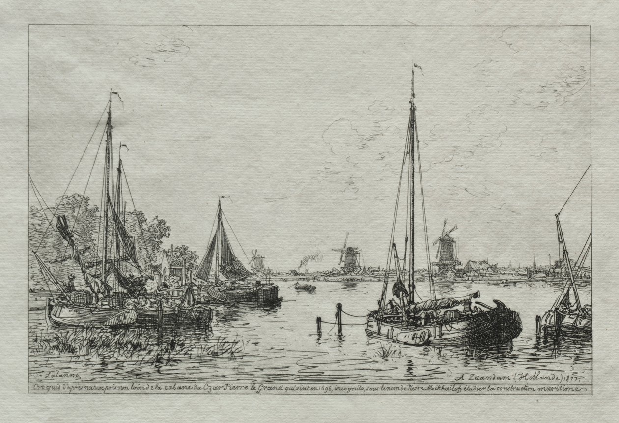 Doğadan Eskiz, 1877. by Maxime Lalanne