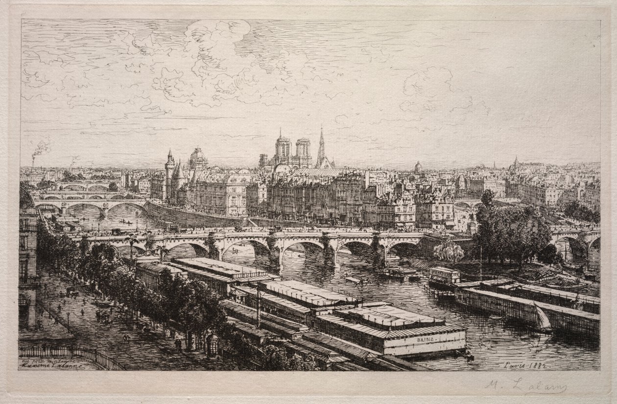 Louvre'dan görünüm by Maxime Lalanne