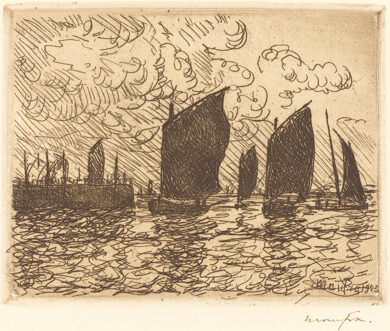 Teknelerin Dönüşü by Maxime Maufra