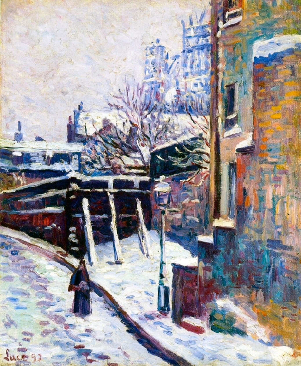 Montmartre, Paris, 1897 by Maximilien Luce