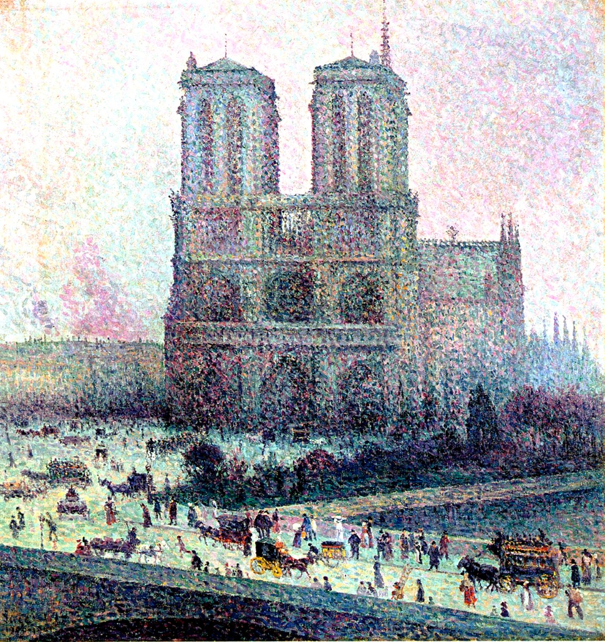 Notre-Dame, Paris, 1900-01 by Maximilien Luce