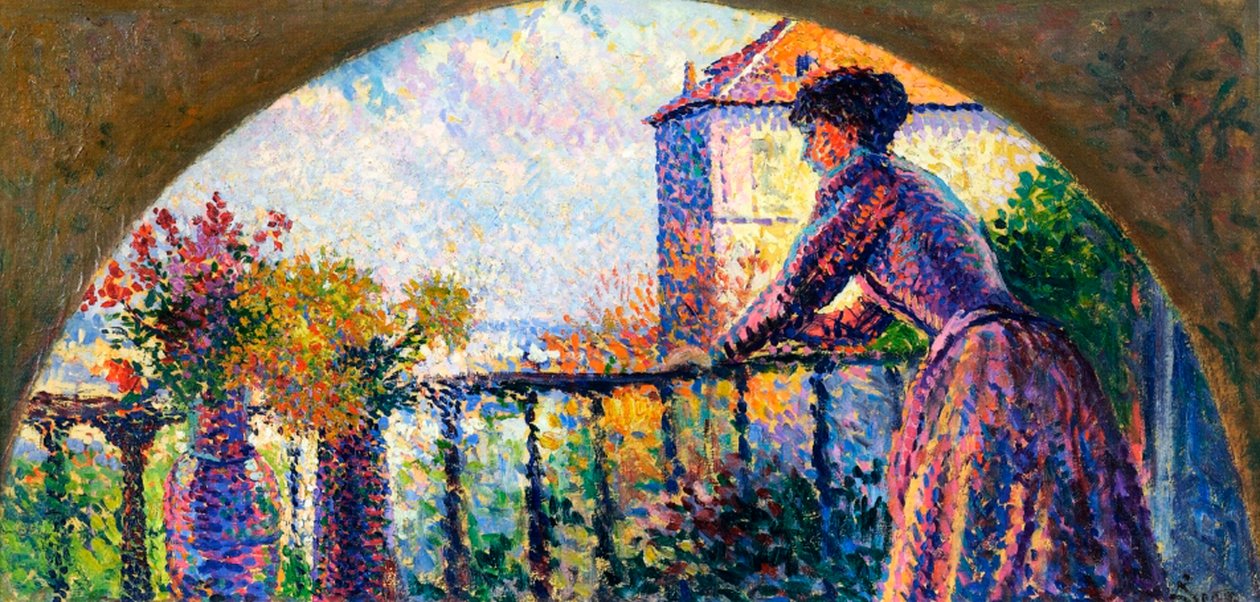 Sanatçının Karısı, Rue Cortot, Paris, 1893 by Maximilien Luce