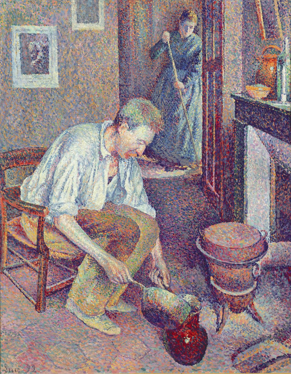 Kahve, 1892 by Maximilien Luce
