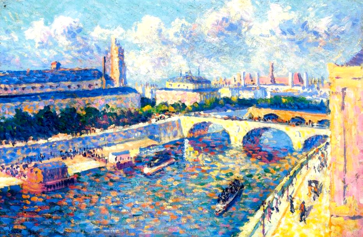 Seine Nehri, Paris, 1892 by Maximilien Luce