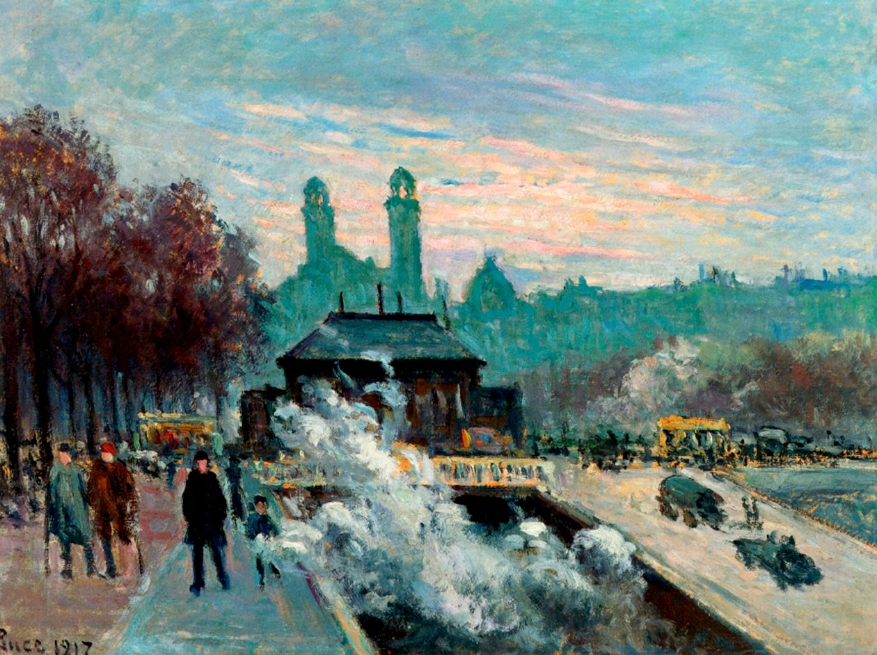 Trocadero, Paris, 1917 by Maximilien Luce