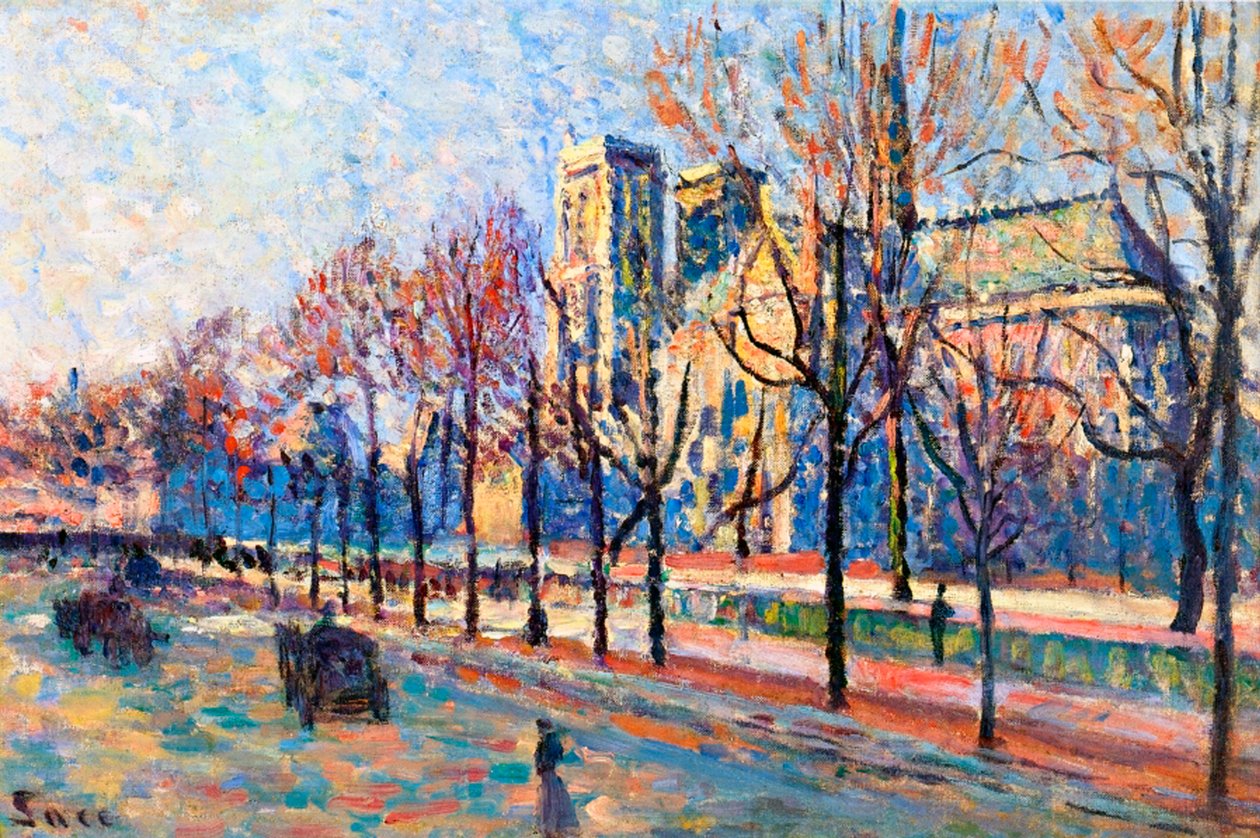 View from the Quay Montebello, c.1897  by Maximilien Luce