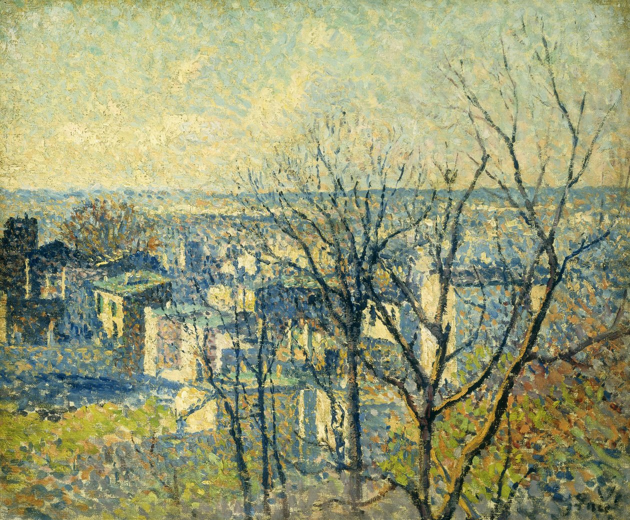 Çatılardan; Sur les Toits, 1890-95 by Maximilien Luce