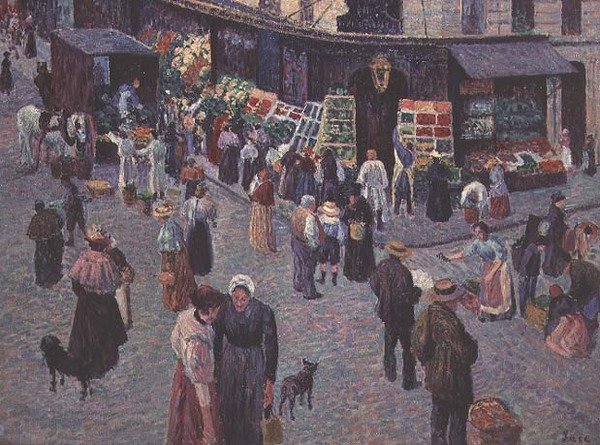 ರೂ ಡೆಸ್ ಅಬ್ಬೆಸ್ಸೆಸ್ಟರ್ಕ್ by Maximilien Luce