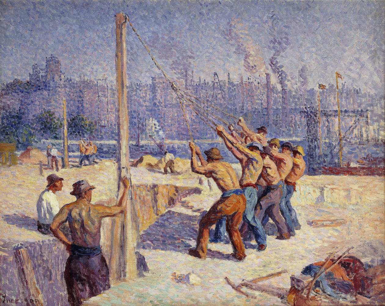Kazık Davulcuları, 1900 by Maximilien Luce