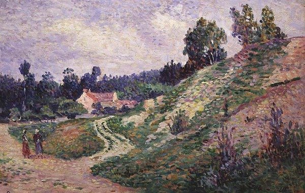 Molineux, Vadideki Yol (gemide petrol) by Maximilien Luce