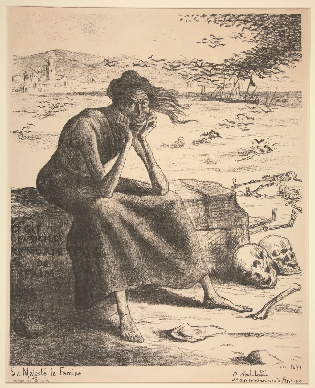 Majesteleri Kıtlık by Maximilien Luce