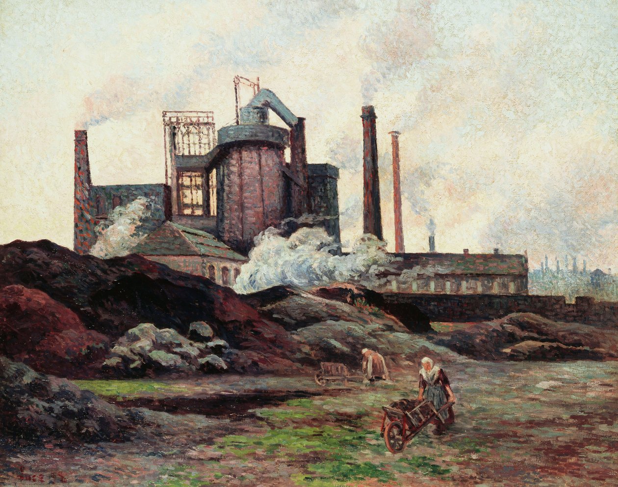 Fabrika, 1898 by Maximilien Luce
