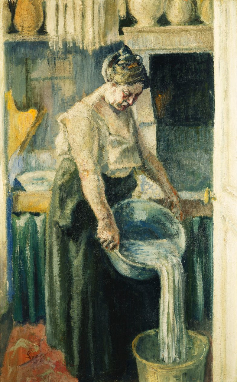 Çamaşırcı; La Blanchisseuse, by Maximilien Luce