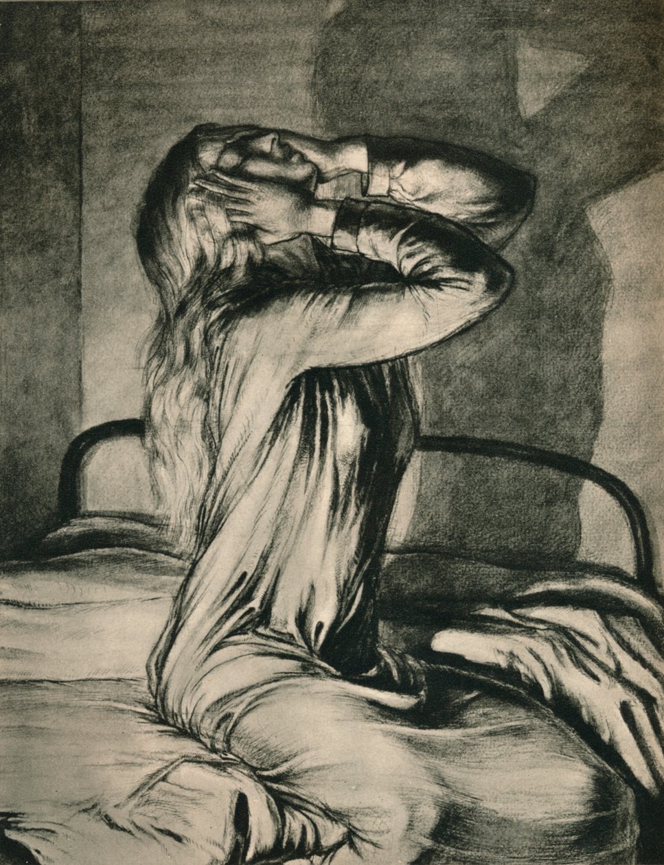 Bir Kızın Çalışması, c1910 by Maxwell Gordon Lightfoot