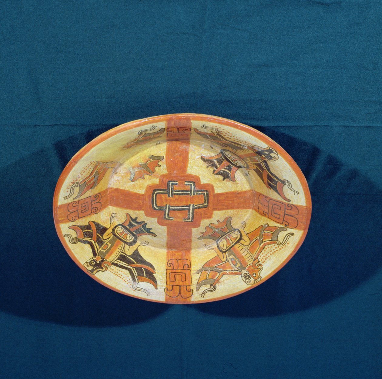Balamku, Yucatan Yarımadası, Meksika mezarında bulunan cenaze gemisi, Erken Klasik Dönem (MS 300-600) (pişmiş toprak) by Mayan