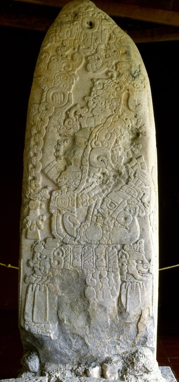 Tikal Stela 31, Erken Klasik Dönem, MS 445 by Mayan