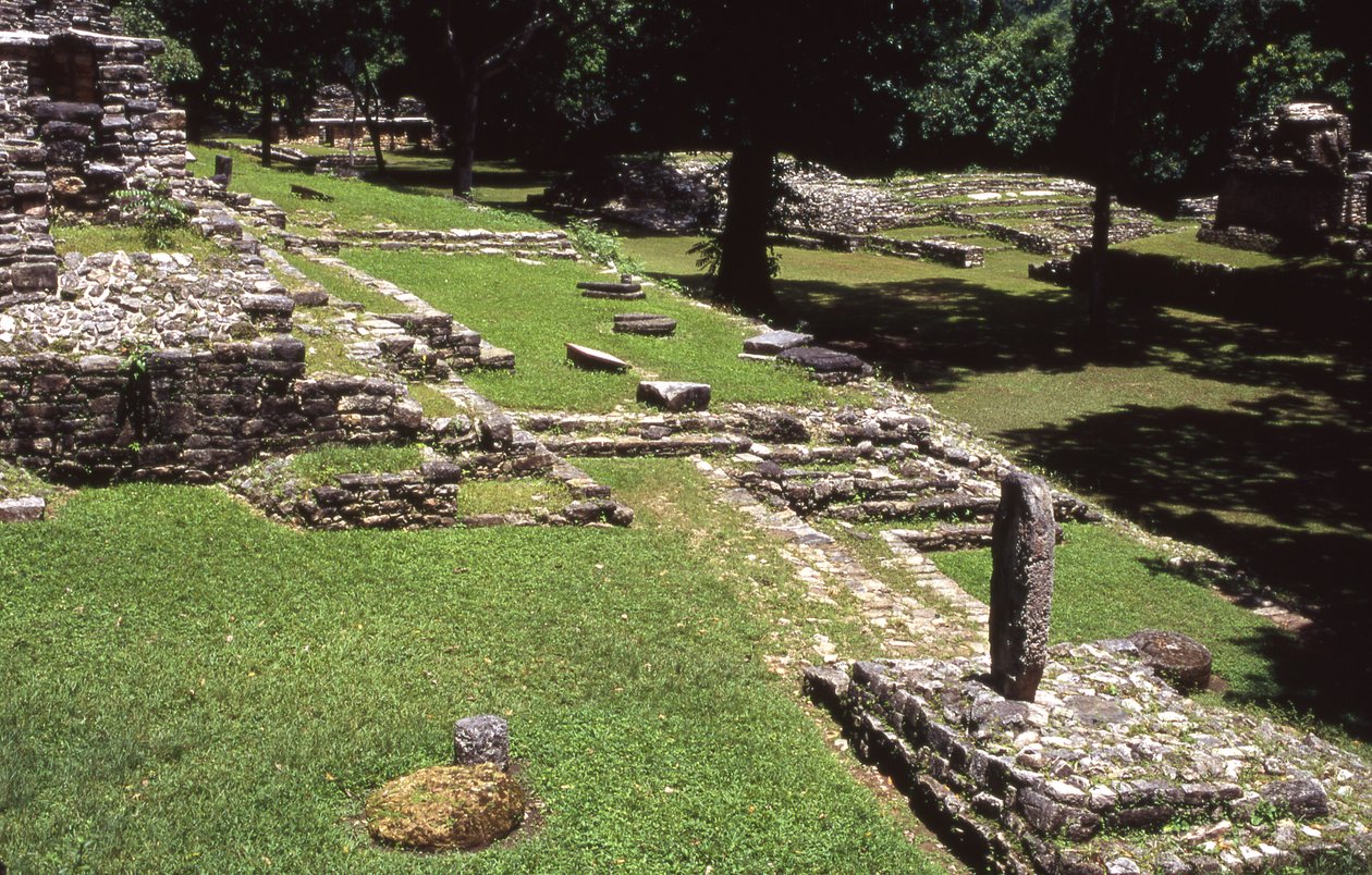Yaxchilan Sitesinin Görünümü, Geç Klasik Dönem MS 600-900 by Mayan