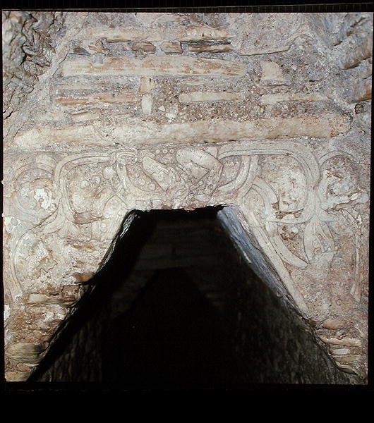 Sarayın bodrum katından oyma, Geç Klasik Maya (fotoğraf) by Mayan Mayan