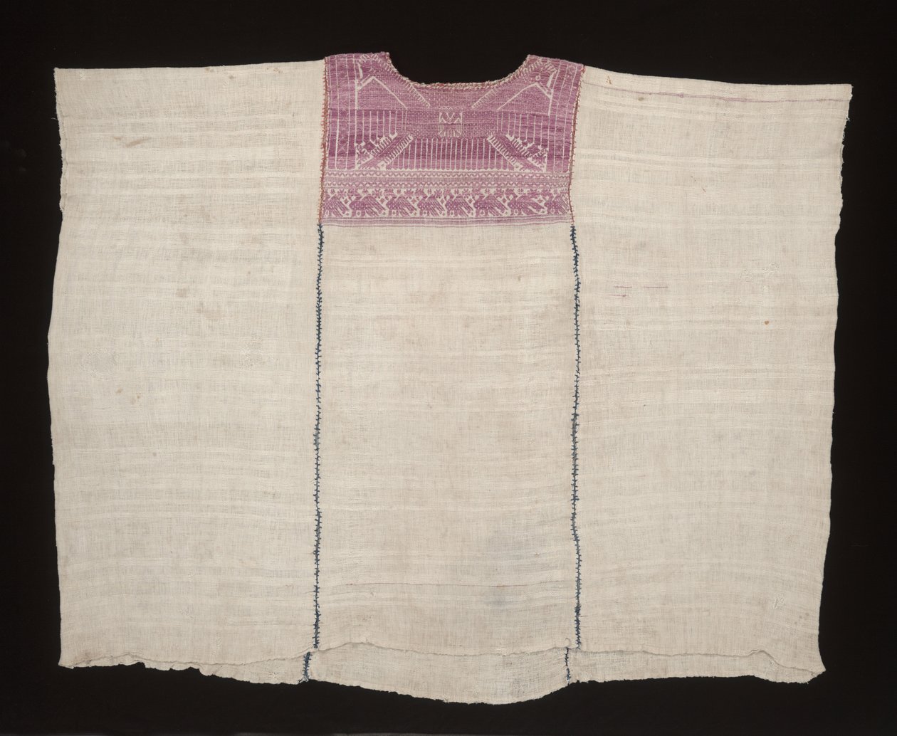 Cofradia huipil, muhtemelen 1875 dolayları (pamuk, ipek) by Mayan Mayan