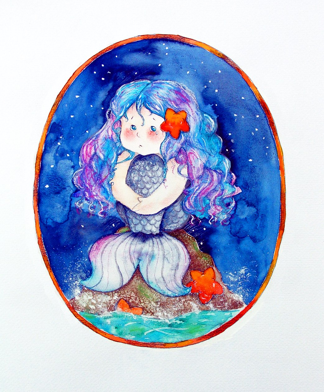 üzgün küçük deniz kızı by Maylee Christie