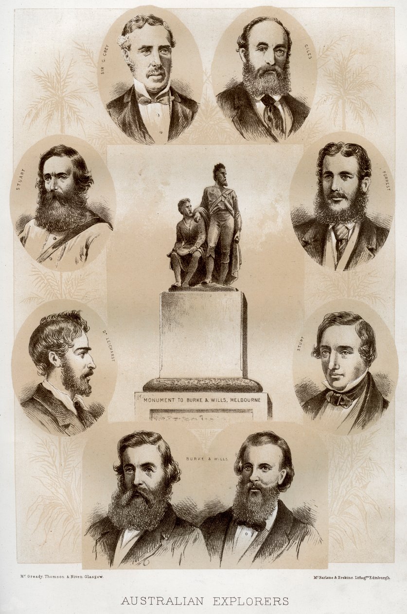 Avustralyalı kaşifler, 1879 by McFarlane and Erskine