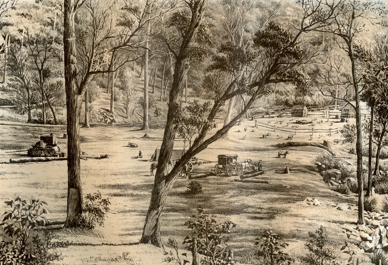 Serbest seçici kulübesi, Avustralya, 1879 by McFarlane and Erskine