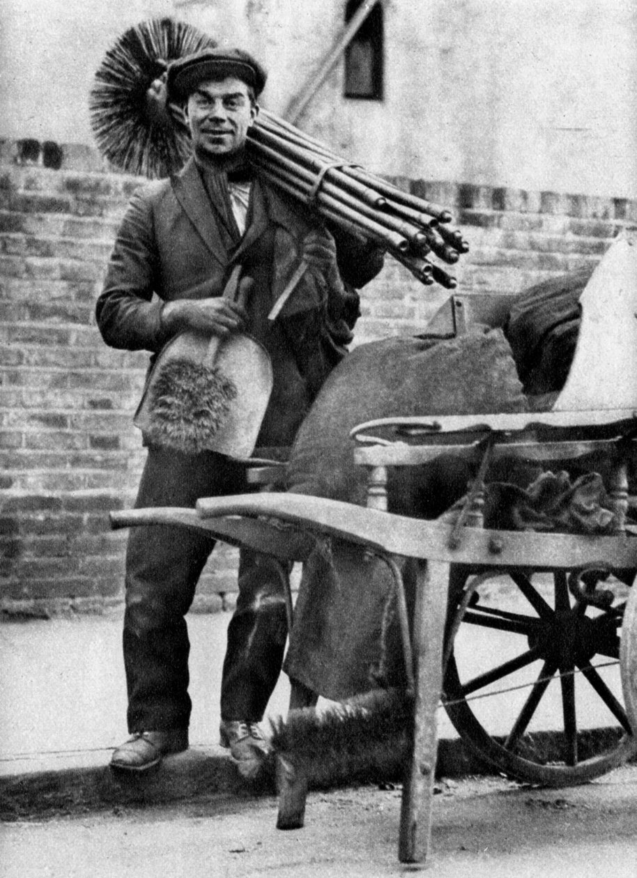 Baca temizleyicisi, Londra, 1926-1927. by McLeish