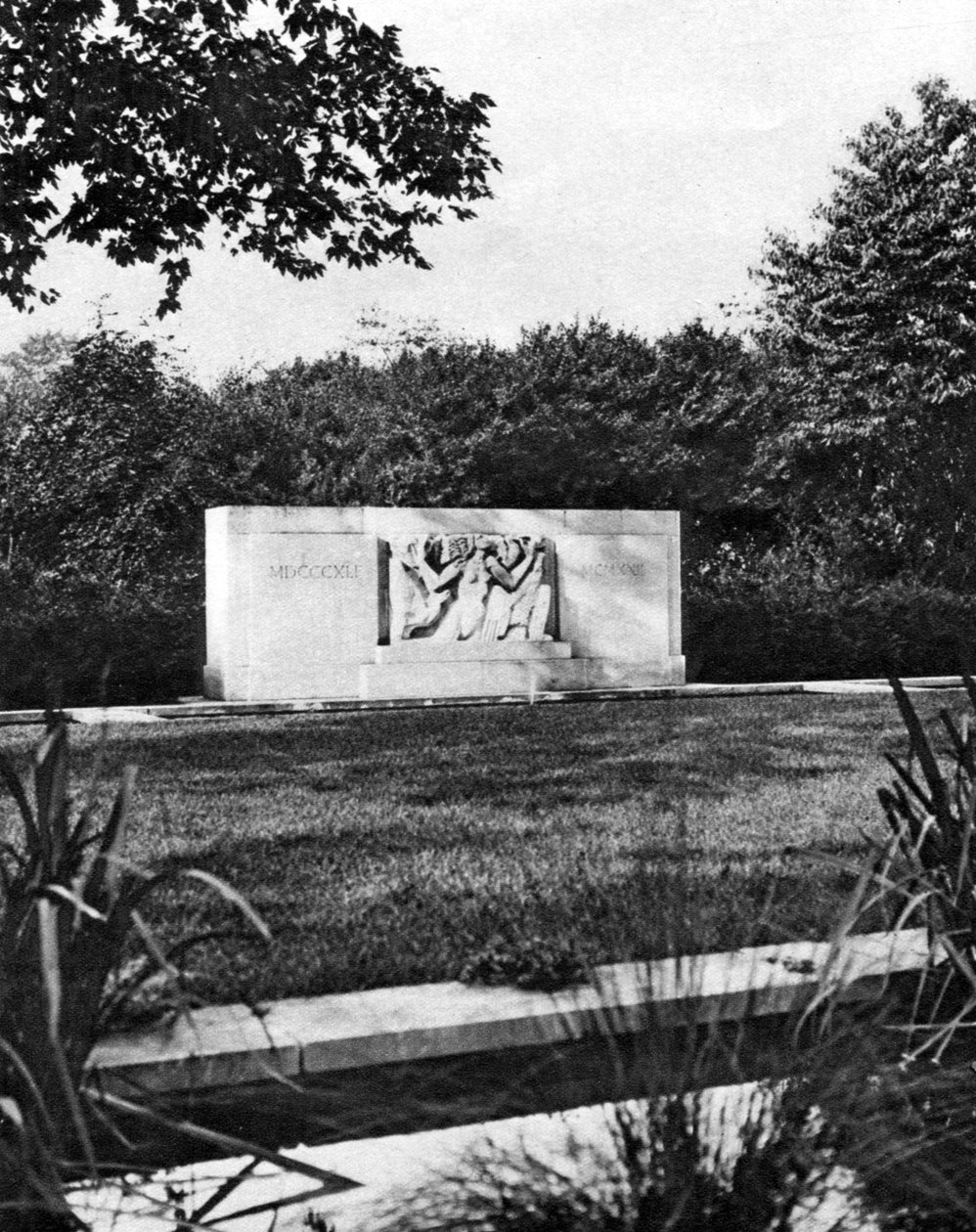 Hyde Park Kuş Cenneti ve Hudson Anıtı, Londra, 1926-1927 by McLeish