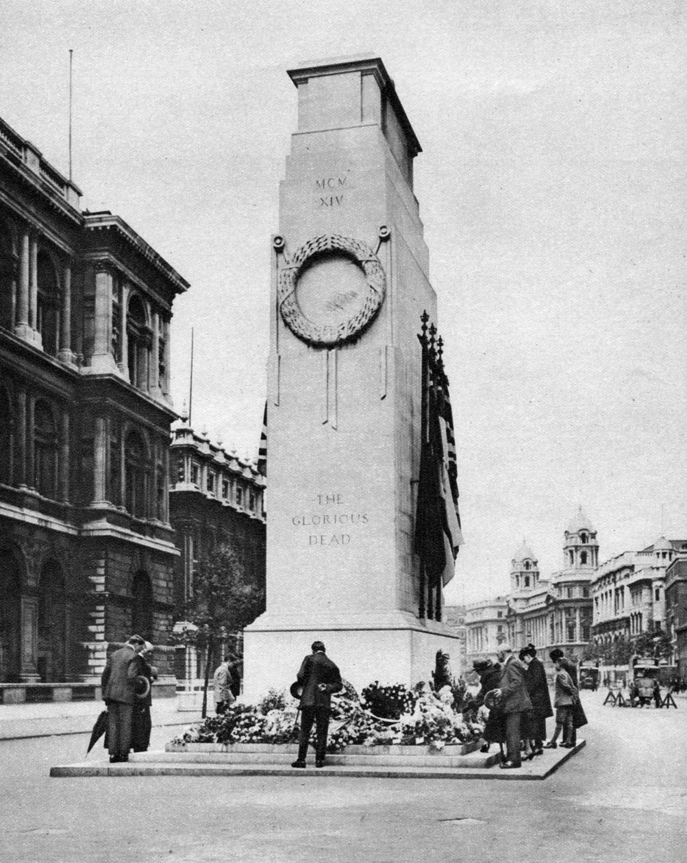 Cenotaph, Whitehall, Londra, 1926-1927 by McLeish