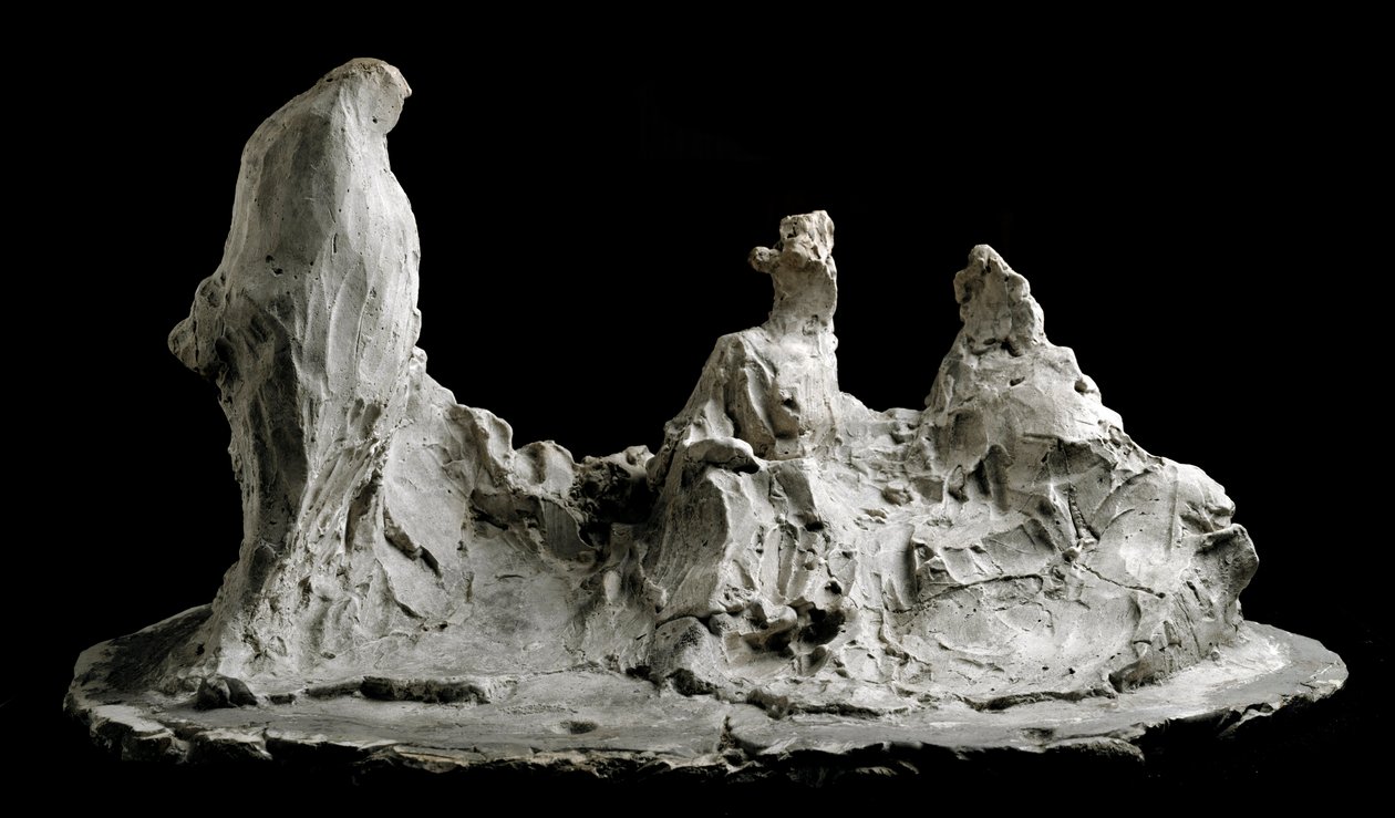 Bir Bahçe Heykelinde Konuşma, Medardo Rosso (1858-1928) Barzio, Museo Medardo Rosso by Medardo Rosso