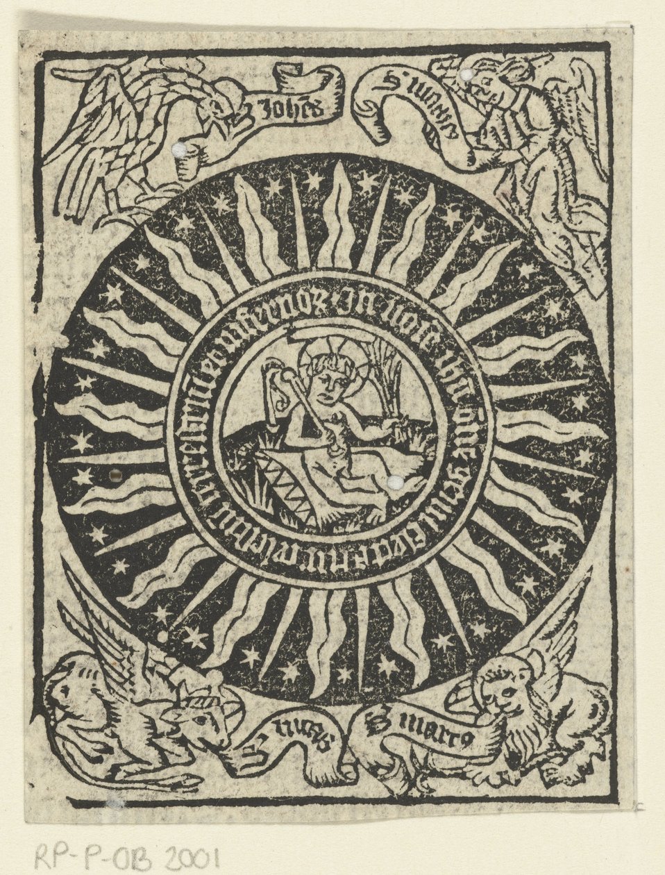 Mesih çocuğu kendini cezalandırır. by Meester van de Delbecq Schreiber Passie (attributed to)