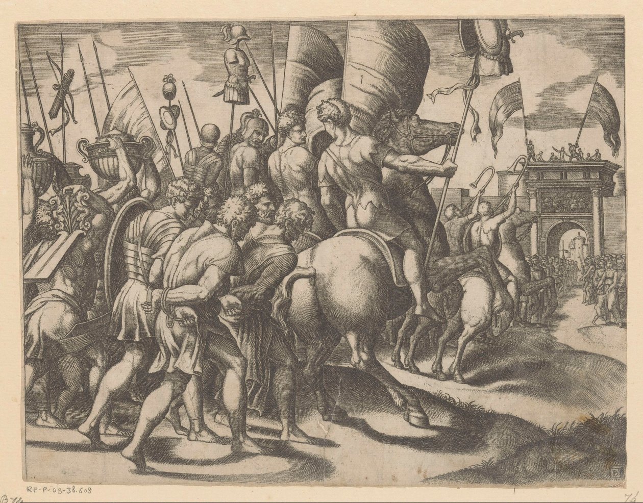 Triomf van Scipio by Meester van de Dobbelsteen