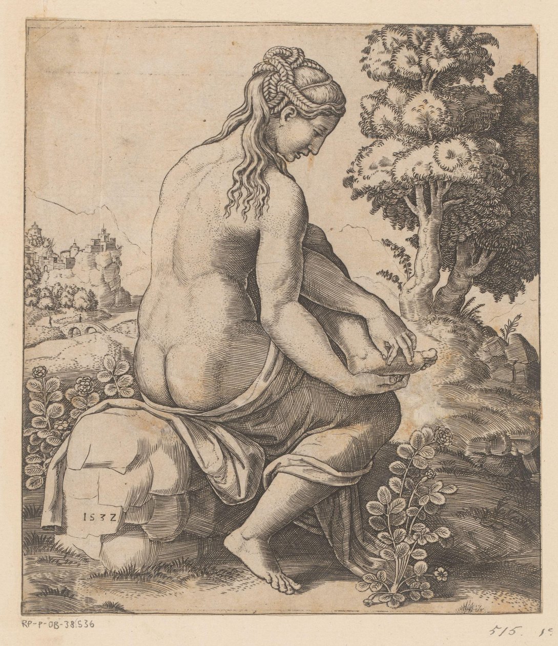 Venüs ve Gül by Meester van de Dobbelsteen