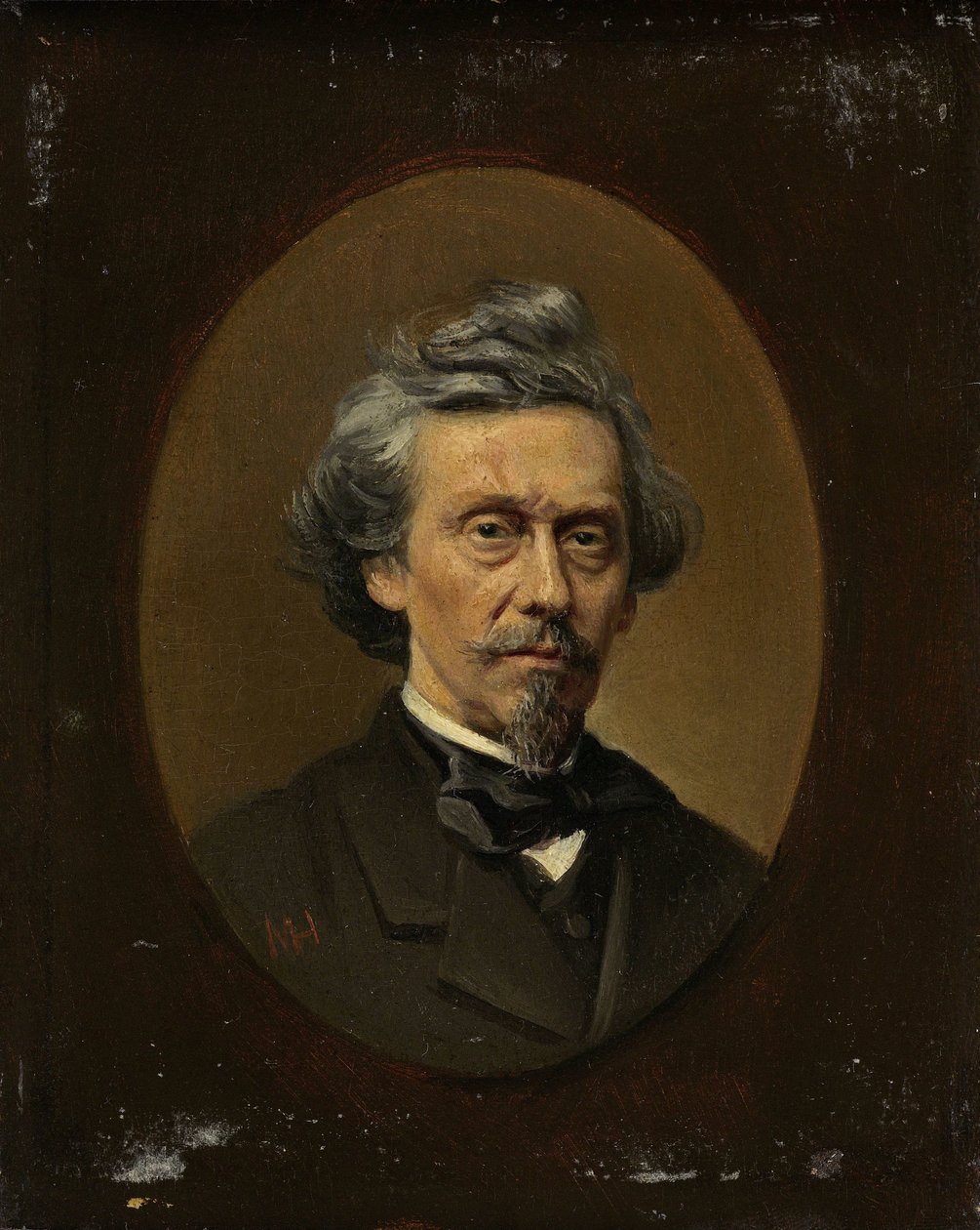 Petrus Franciscus Greive (1811-72), Ressam by Meijer Isaäc de Haan