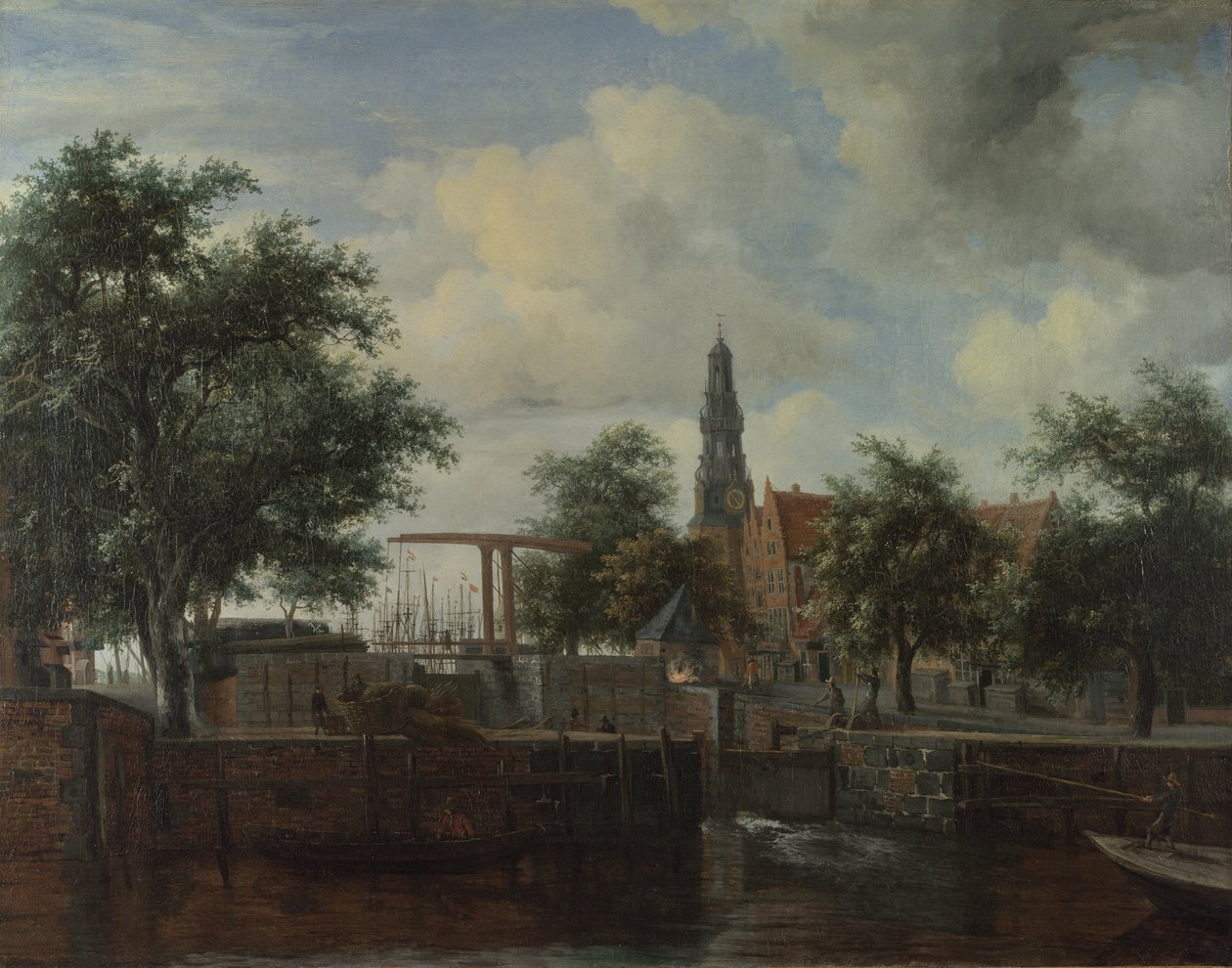 Haarlem Kilidi, Amsterdam by Meindert Hobbema