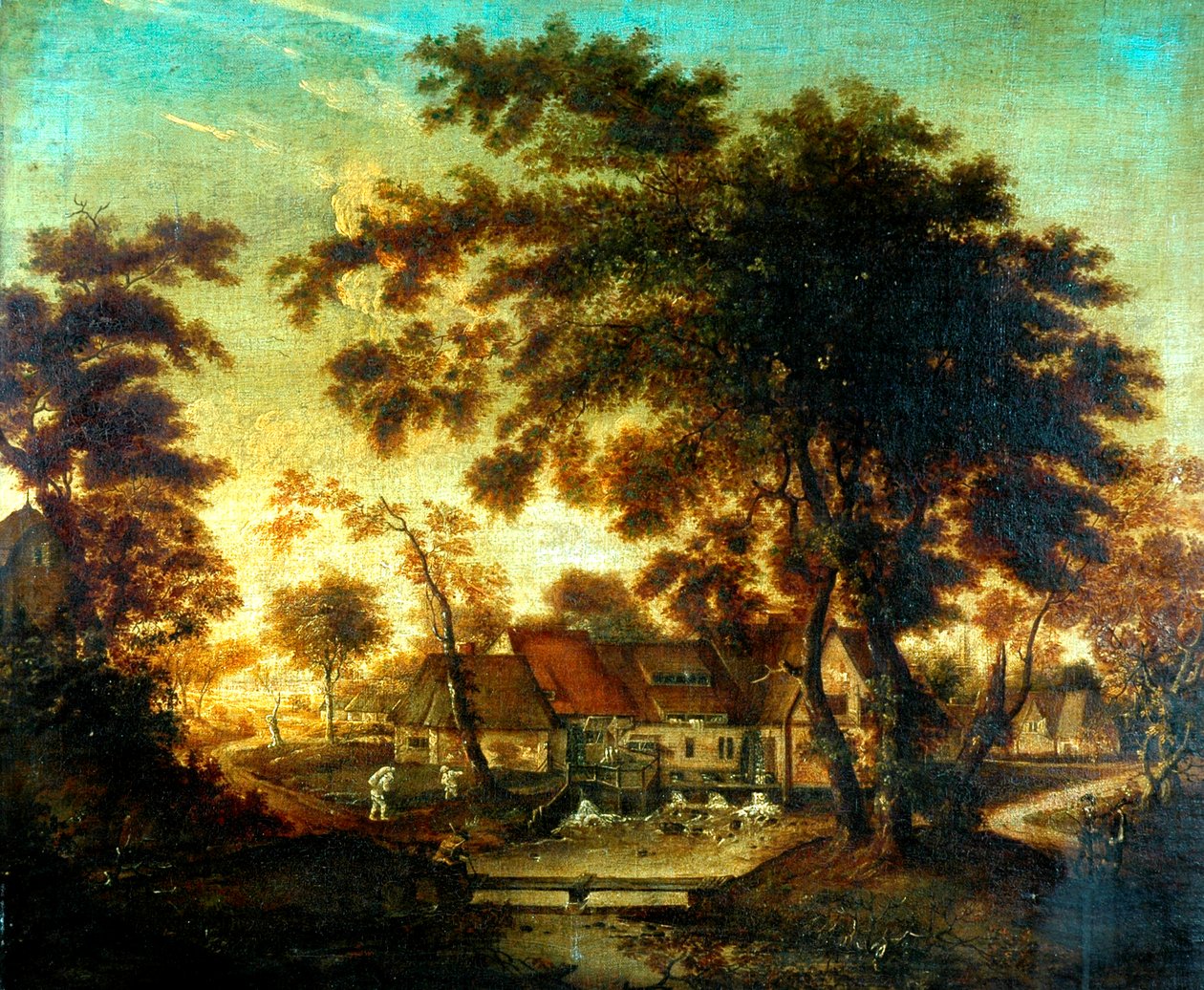 Su Değirmeni by Meindert Hobbema