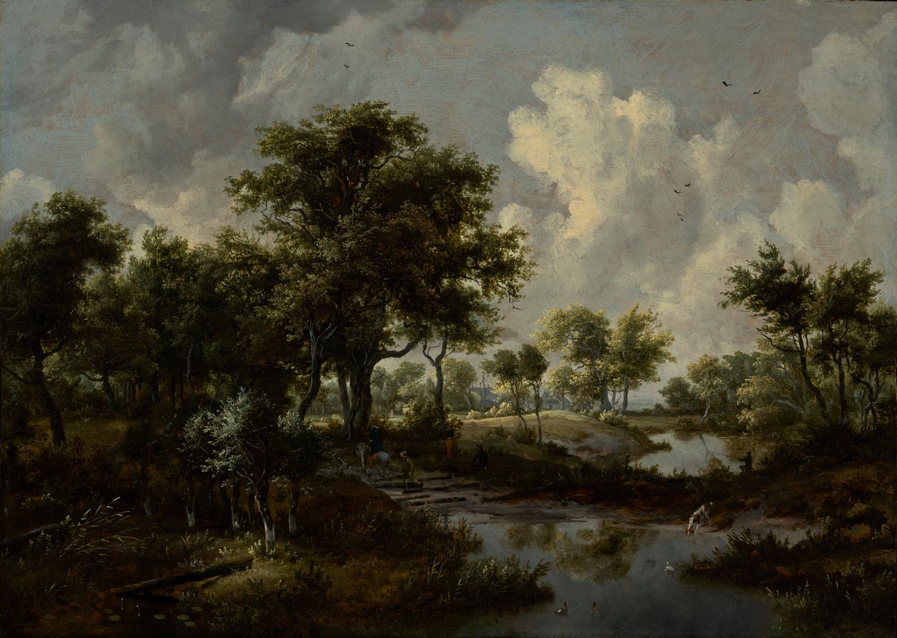 Ormanlık Bir Manzara by Meindert Hobbema