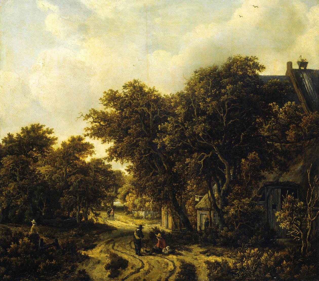  by Meindert Hobbema