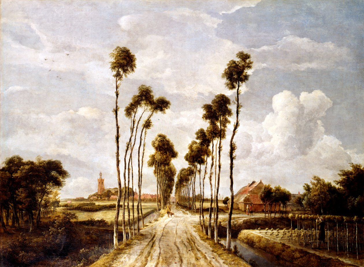 Bilinmeyen resim by Meindert Hobbema