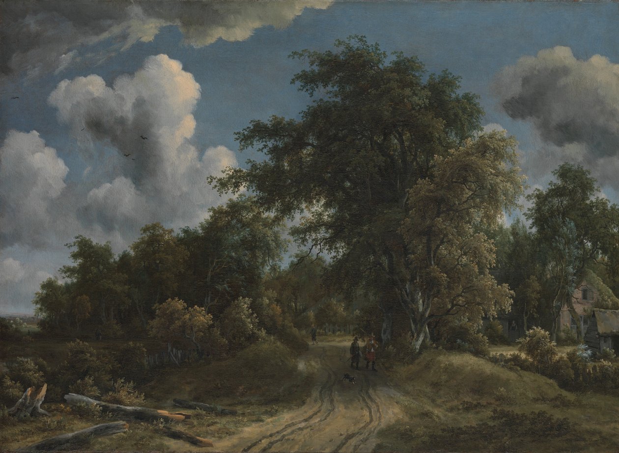Woodland Yolu, ca. 1670. by Meindert Hobbema
