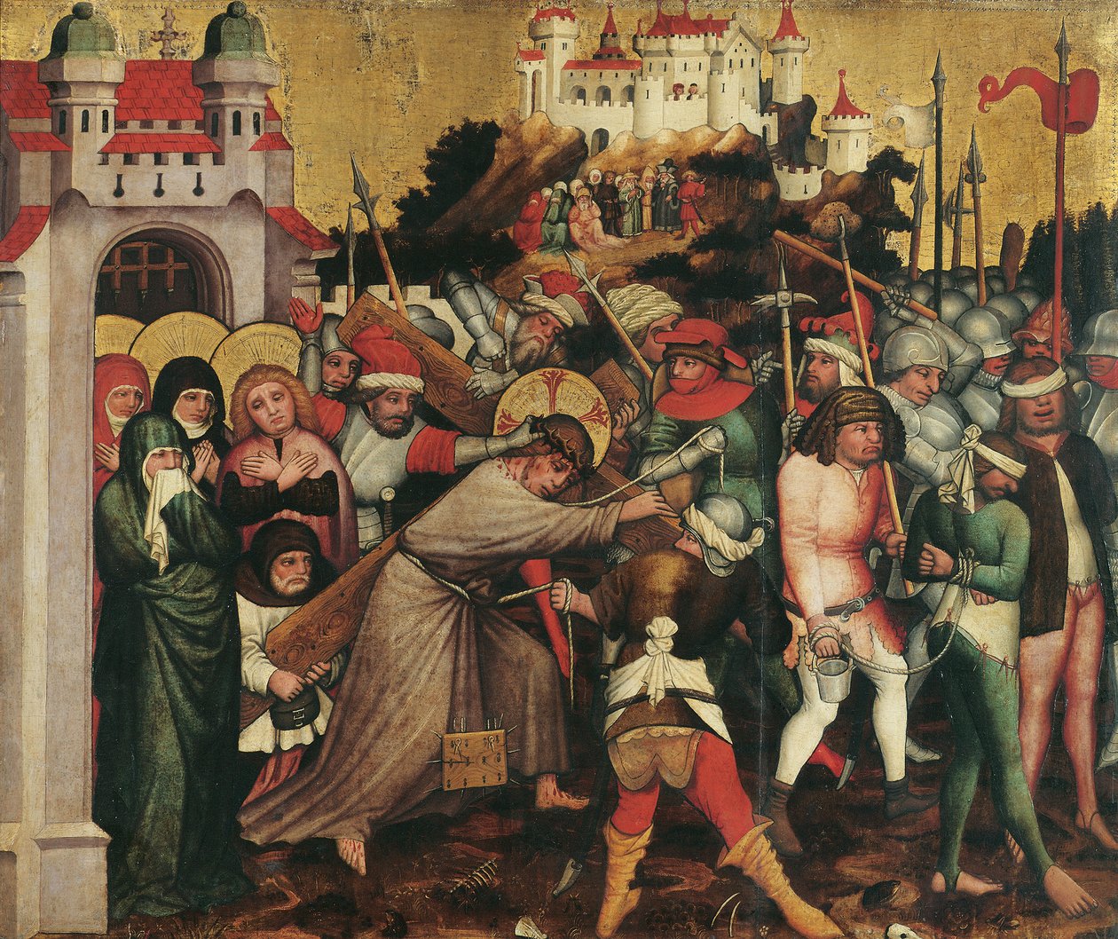 haç taşıyan İsa by Meister von Laufen