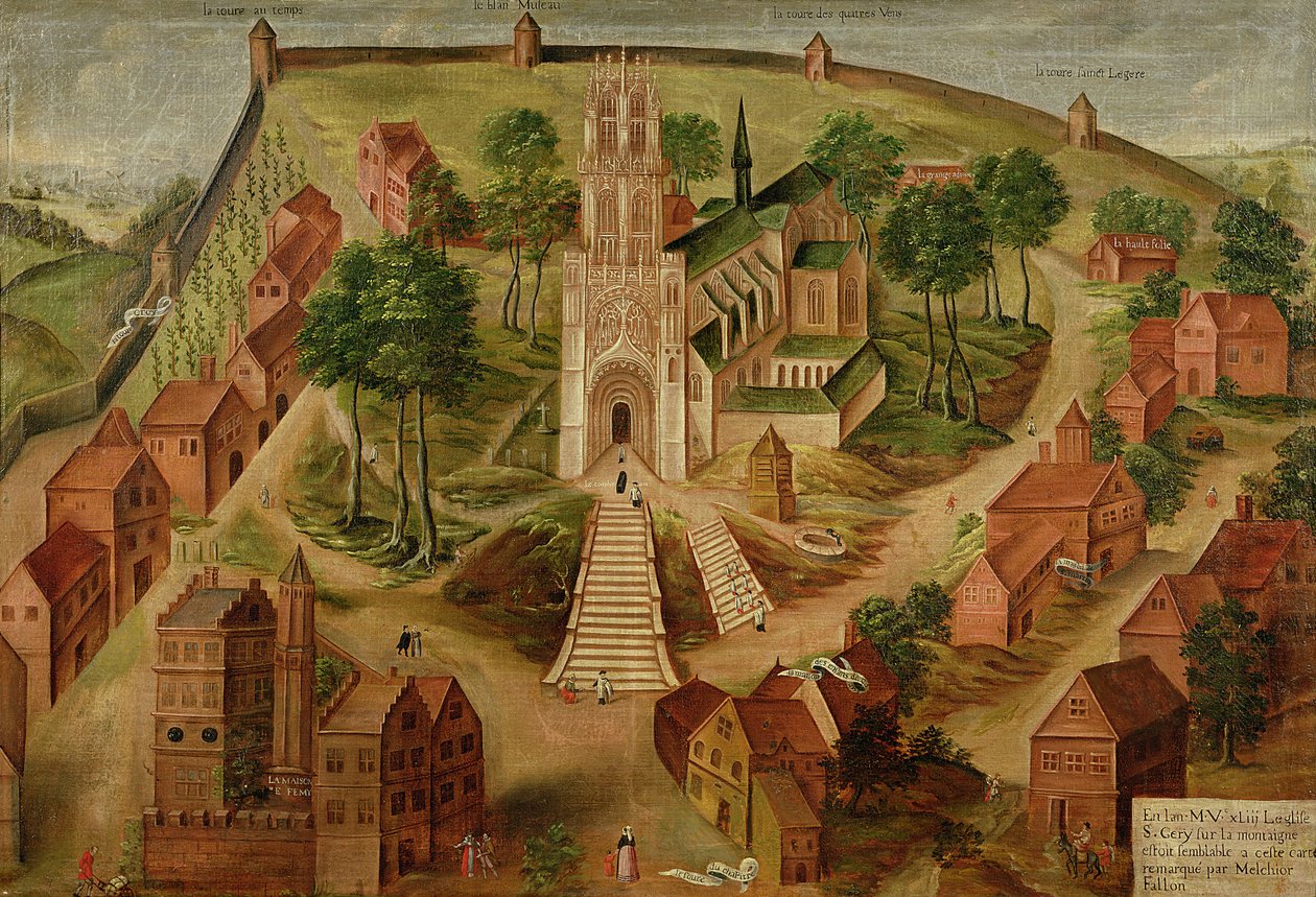 Saint-Gery Kilisesi, Cambrai, Mont des Boeufs, 1543 by Melchior Fallon