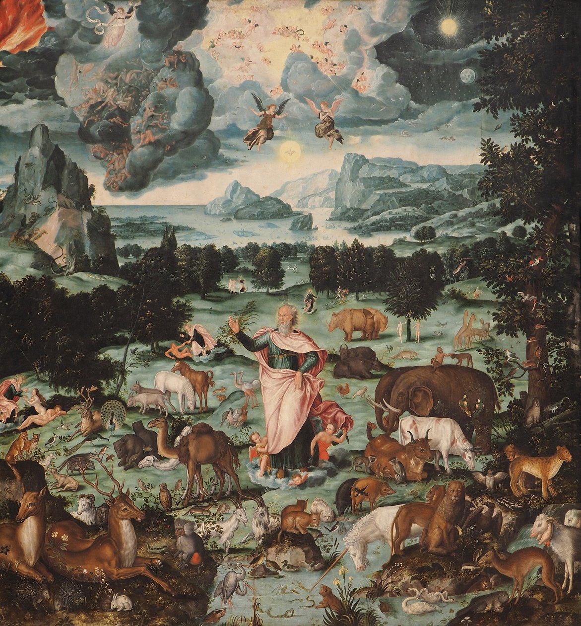 Dünyanın Yaratılışı, 1575 by Melchior Bocksberger