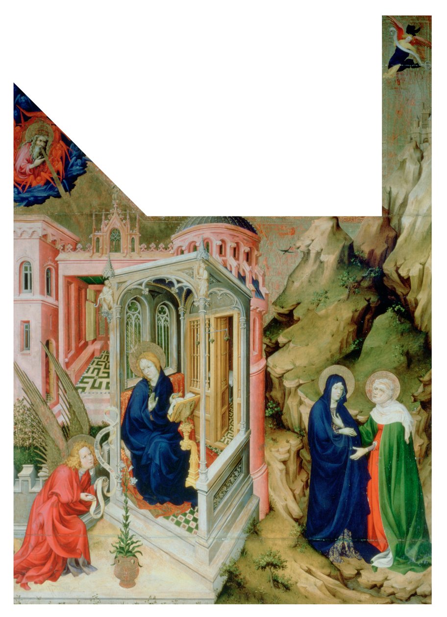 Müjde ve Ziyaret, 1394-1399 by Melchior Broederlam