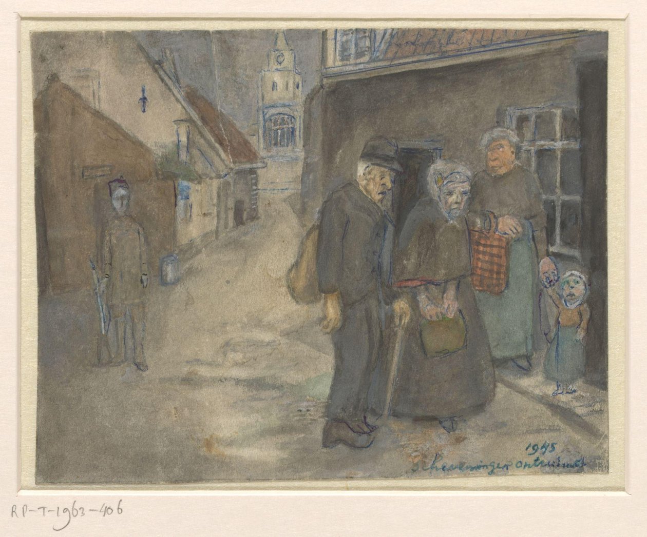 İğne yapraklı ağaçlarla dolu dağ manzarası by Melchior Küsel (I)