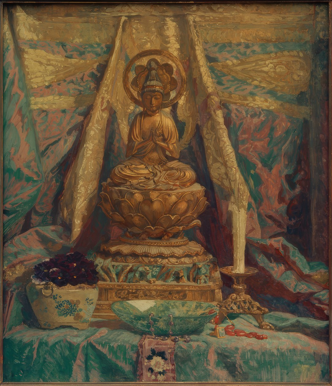 Buda natürmort by Melchior Lechter